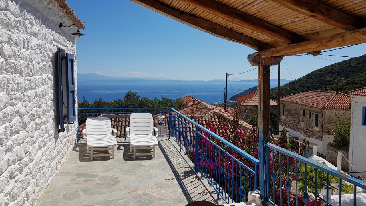 Tirós Lovely Traditionnal House With Sea View מראה חיצוני תמונה