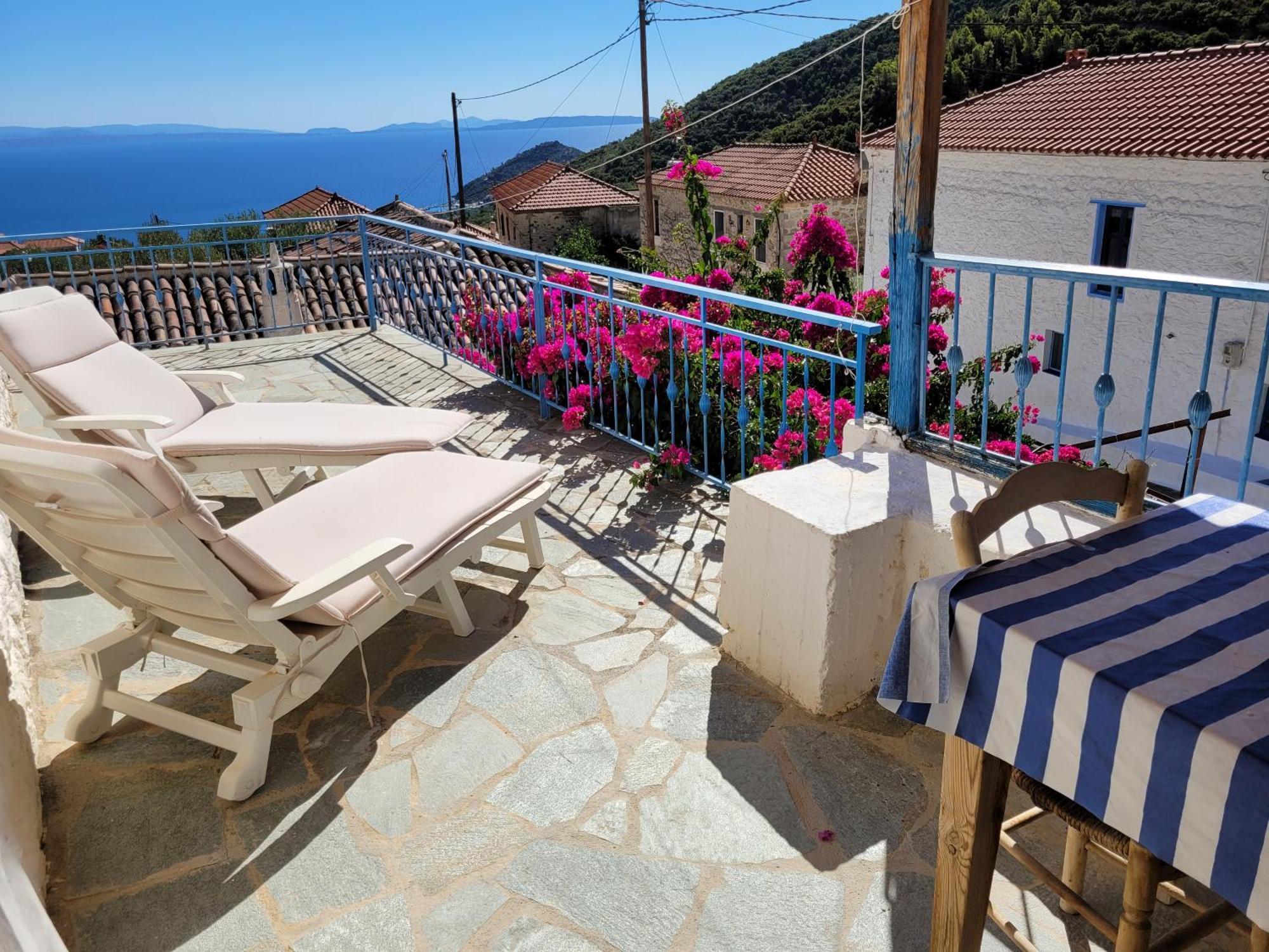 Tirós Lovely Traditionnal House With Sea View מראה חיצוני תמונה
