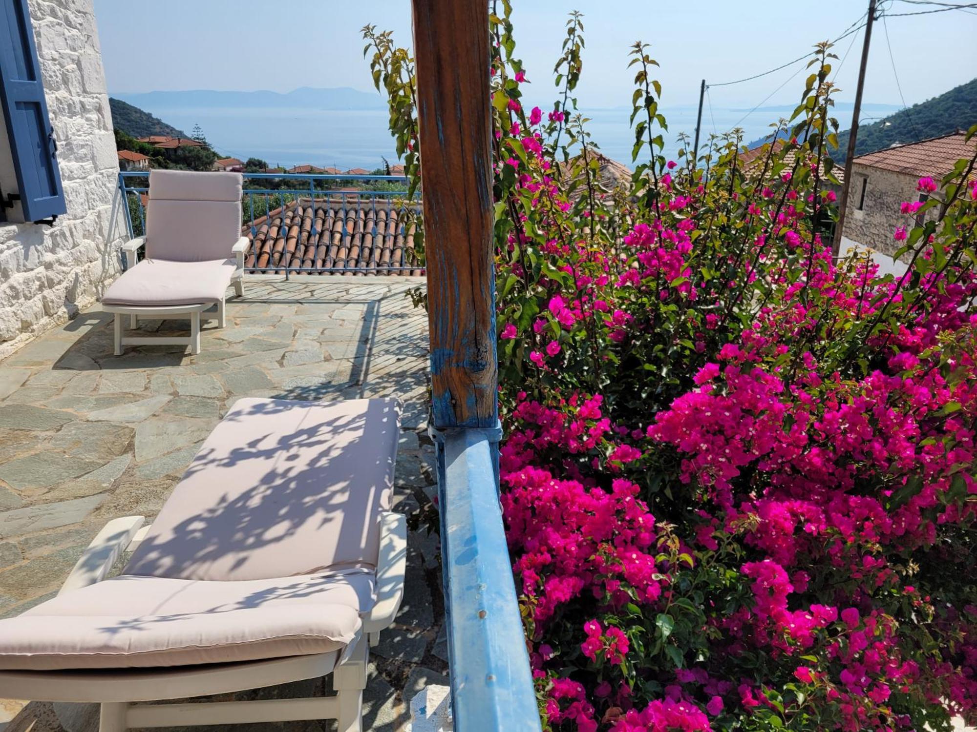 Tirós Lovely Traditionnal House With Sea View מראה חיצוני תמונה